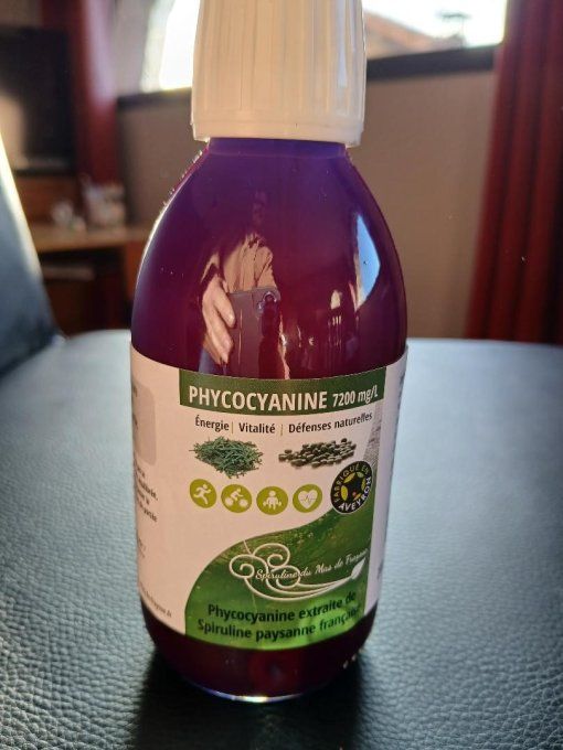 Flacon de 200ml de Phycocyanines à 7200mg/l