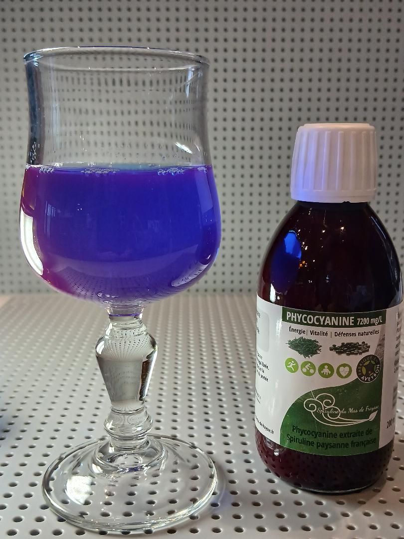 flacon de phycocyanines